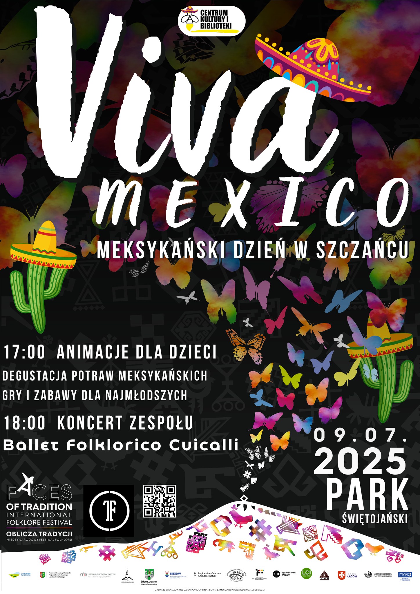 plakat informujący o wydarzeniu Viva Mexico