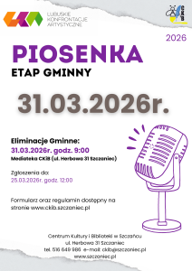 PLAKAT PIOSENKA LKA GMINA 2026